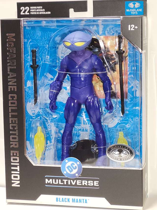 DC Multiverse Collector Edition Wave 16 Black Manta (DC Classic) Platinum 7 Inch Action Figure #68
