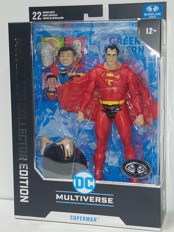 DC Multiverse Collector Edition Wave 11 Strange Lives of Superman (Red Suit) Platinum 7 Inch Action Figure