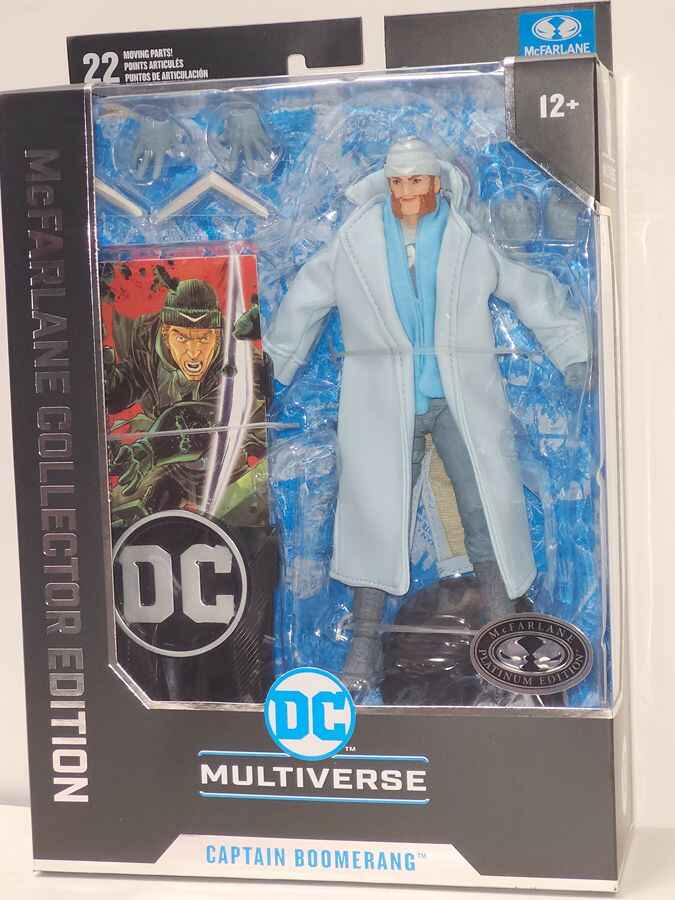 DC Multiverse Collector Edition Wave 4 Captain Boomerang (The Flash) Platinum 7 Inch Action Figure