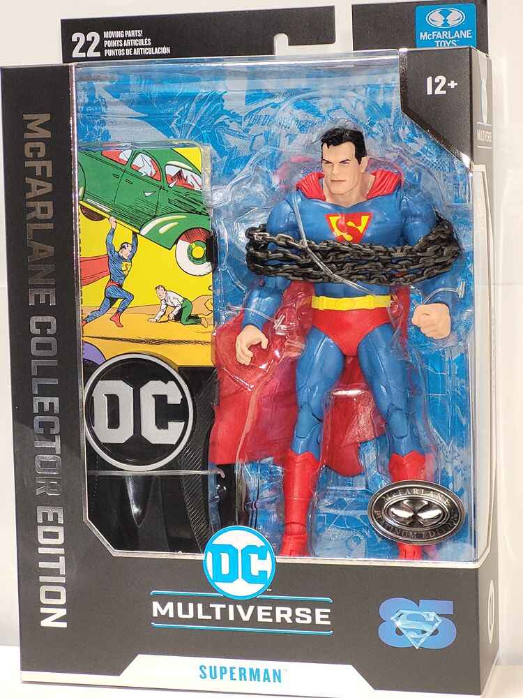 DC Multiverse Collector Edition Wave 1 Superman (Action Comics #1) Platinum 7 Inch Action Figure