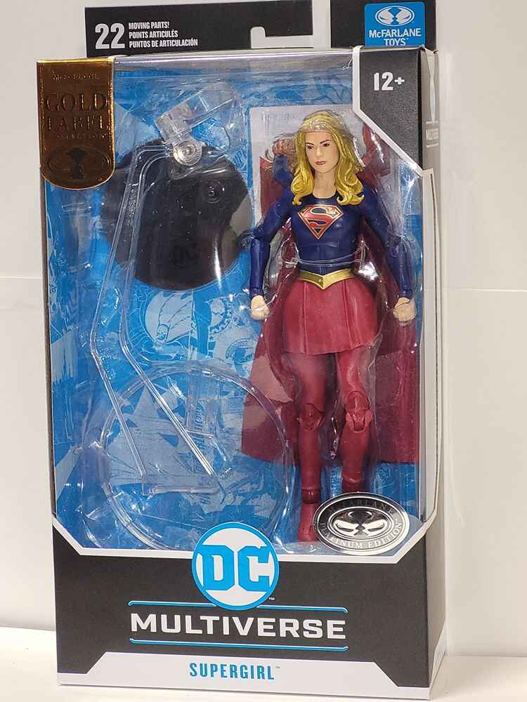 DC Multiverse DC Rebirth Supergirl Platinum (Gold Label) 7 Inch Action Figure