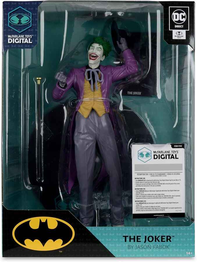 DC Multiverse Digital The Joker (By Jason Fabok) 1/6 Scale 12inch Posed Figure PVC Statue