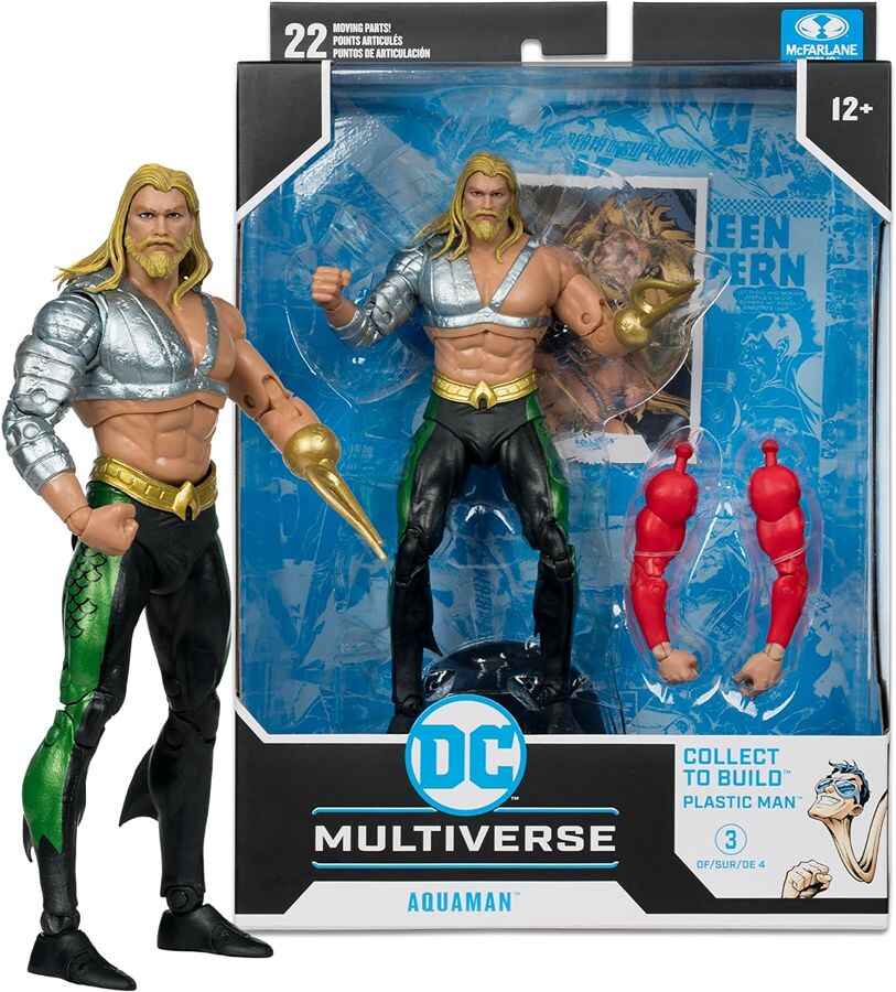 DC Multiverse JLA BAF Plastic Man - Aquaman 7 Inch Action Figure