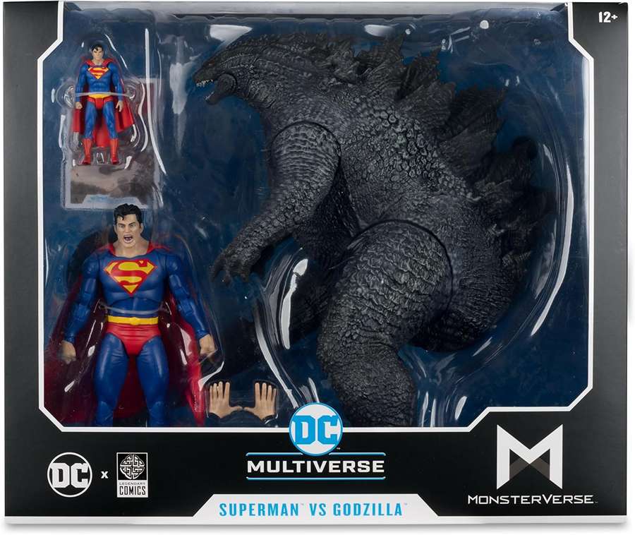 DC Multiverse Justice League Monsterverse Superman vs Godzilla 2-Pack Action Figure