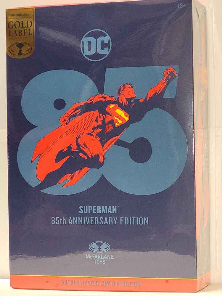 DC Multiverse Superman (85th Anniversary) Gold Label  SDCC 7 Inch Action Figure