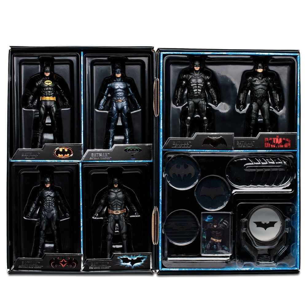 DC Multiverse WB100 Batman The Ultimate Movie Collection 7 Inch Action Figure 6-Pack