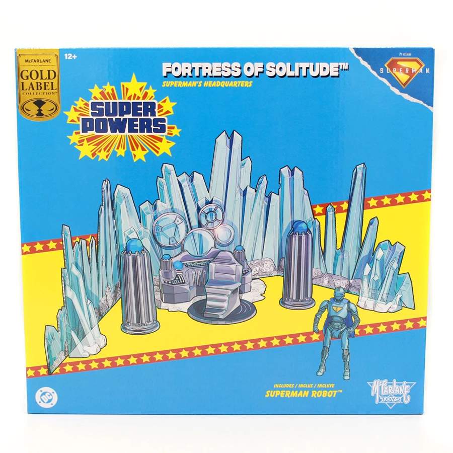 DC Collectibles Super Powers (Superman Movie) Fortress of Solitude Superman Headquarter with Robot 5 Inch Playset