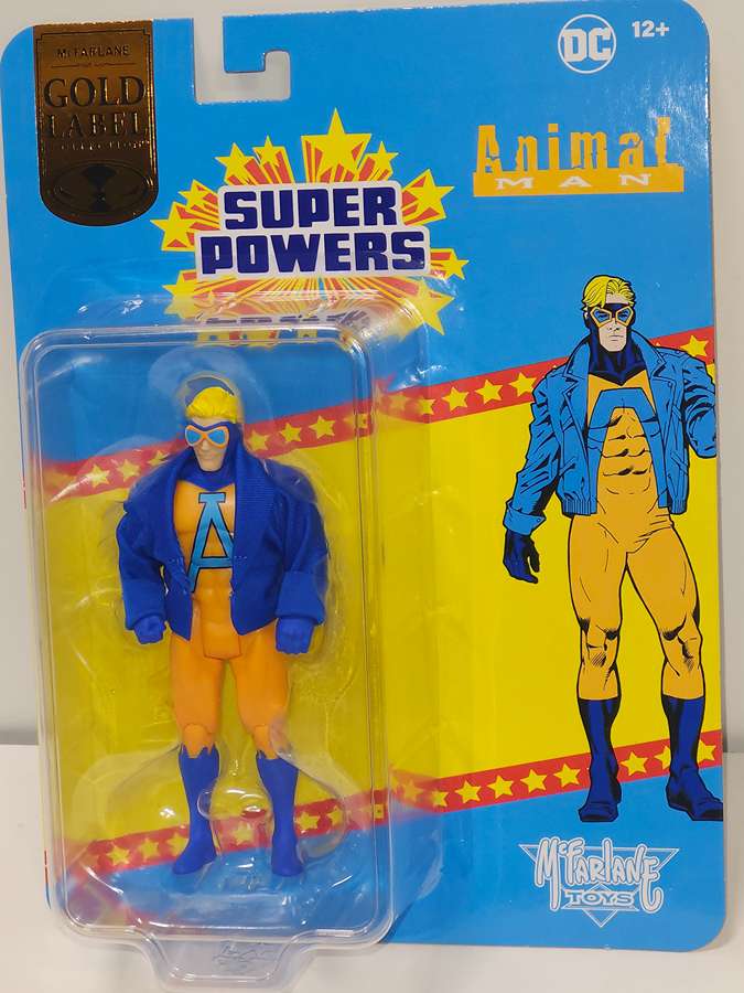 DC Collectibles Super Powers Wave 11 Animal Man (Gold Label) 5 Inch Action Figure