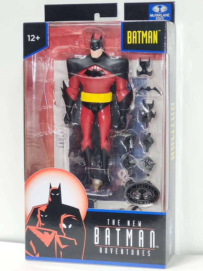DC Direct The New Batman Adventure Wave 5 Batman (Red Suit) Platinum 6 Inch Scale Action Figure