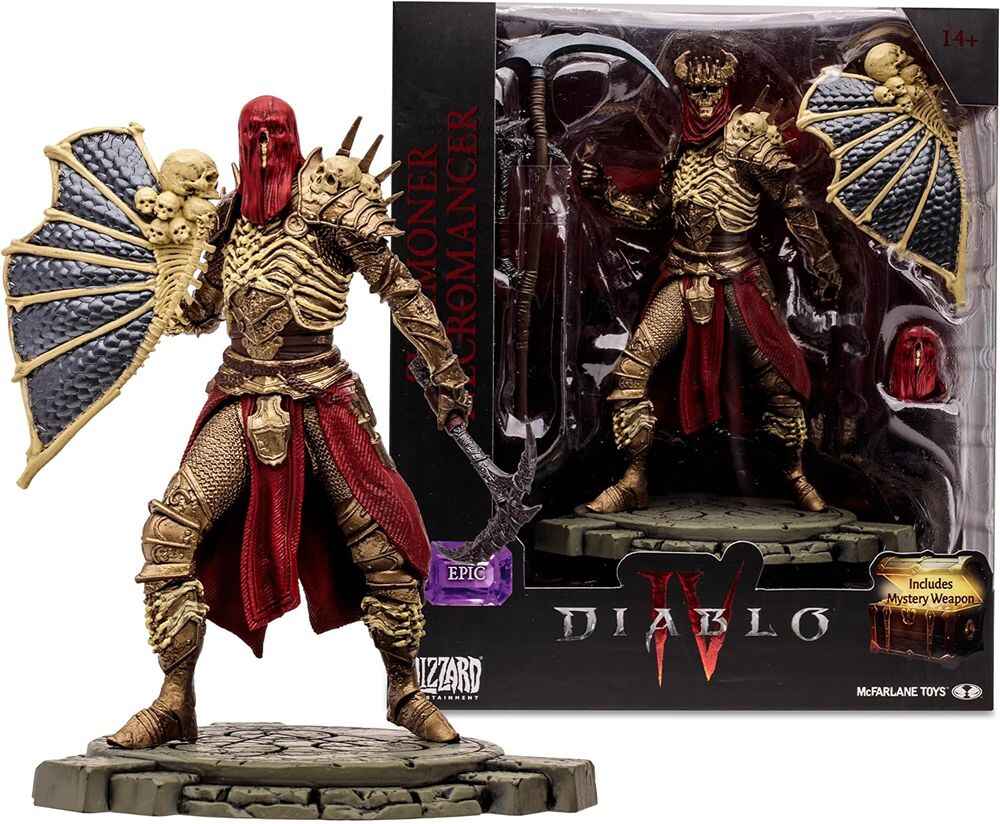 Diablo IV 6 Inch Posed Figure Wave 1 - Necromancer Summoner