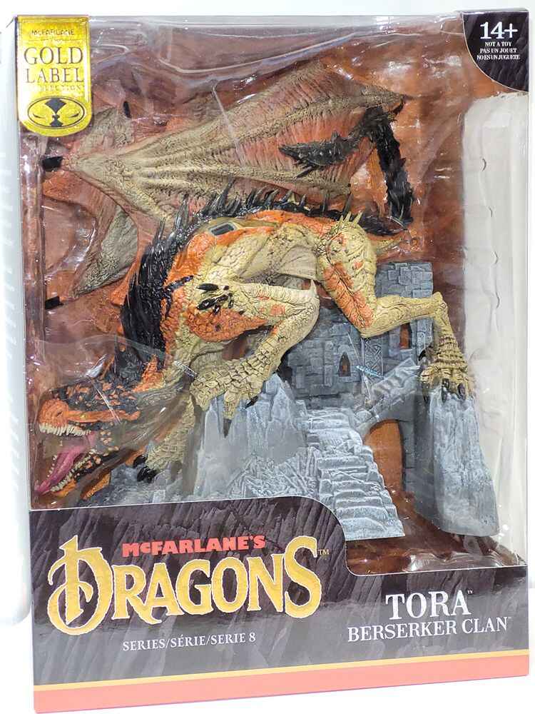Dragon Series 8 Deluxe Tora (Berserker Clan) (Gold Label) 11 Inch Action Figure