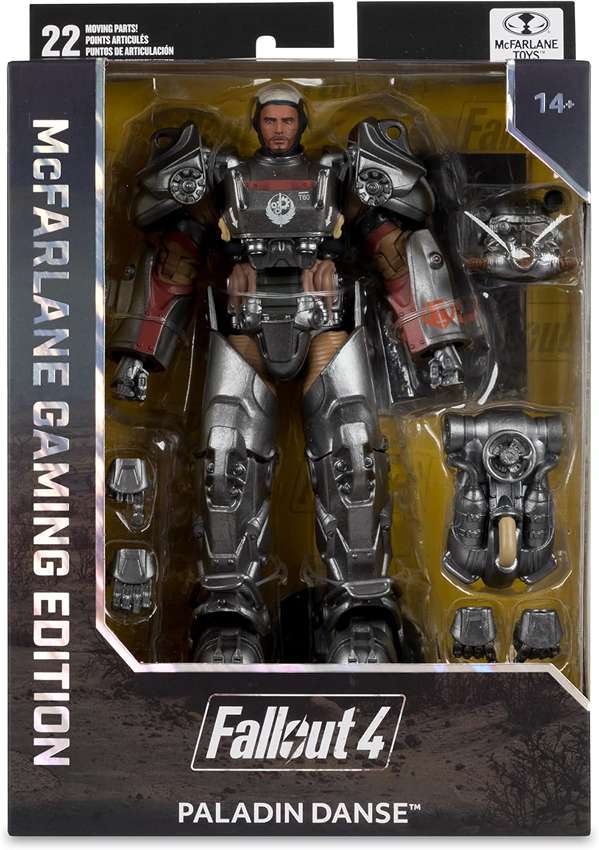 Fallout 4 Gaming T-60 Paladin Danse 7 Inch Deluxe Action Figure