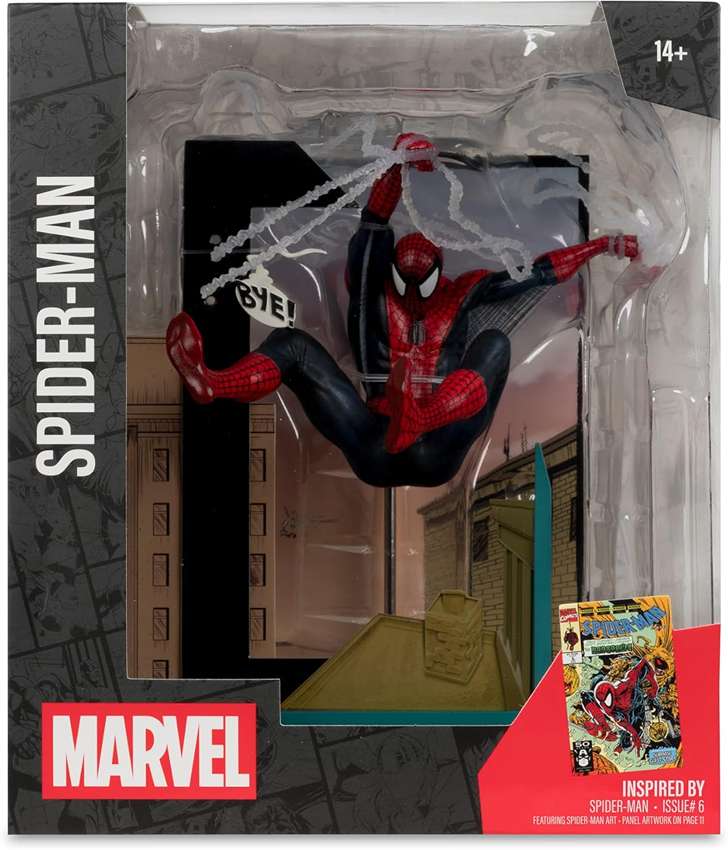 Marvel Collectibles 1/10th Scale Posed Figure - Spider-Man 6 Inch (Spider-Man #6)