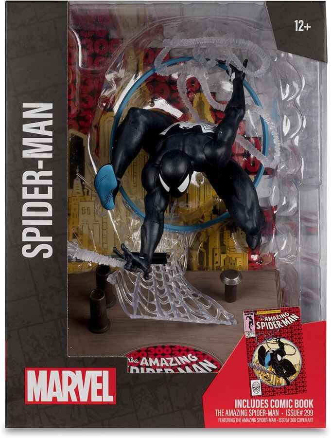 Marvel Collectibles 1/6th Scale Posed Figure - Spider-Man (Symbiote Suit) (The Amazing Spider-Man #300)