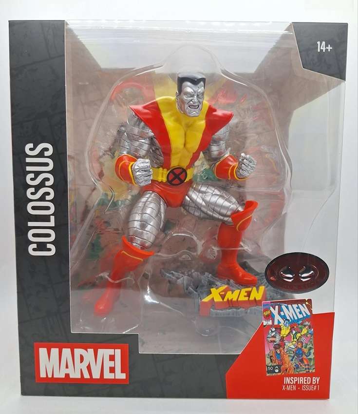 Marvel Collectibles 1/10th Scale Posed Figure - Colossus X-Men 6 Inch Platinum (X-Men #1)