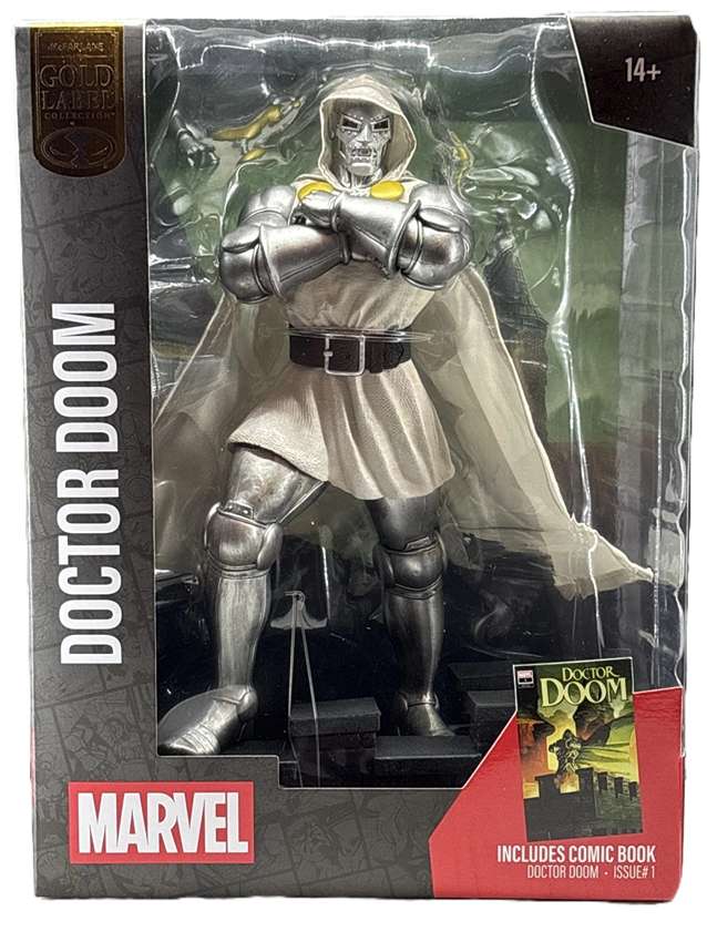 Marvel Collectibles 1/6th Scale Posed Figure - Doctor Doom Platinum (Doctor Doom #1)