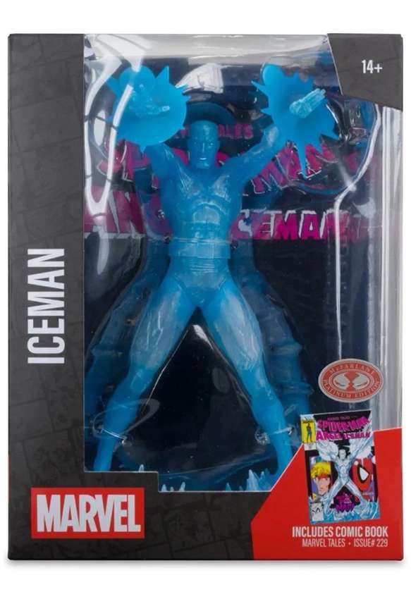 Marvel Collectibles 1/6th Scale Posed Figure - Iceman X-Men Red Platinum Edition (Marvel Tales #229)