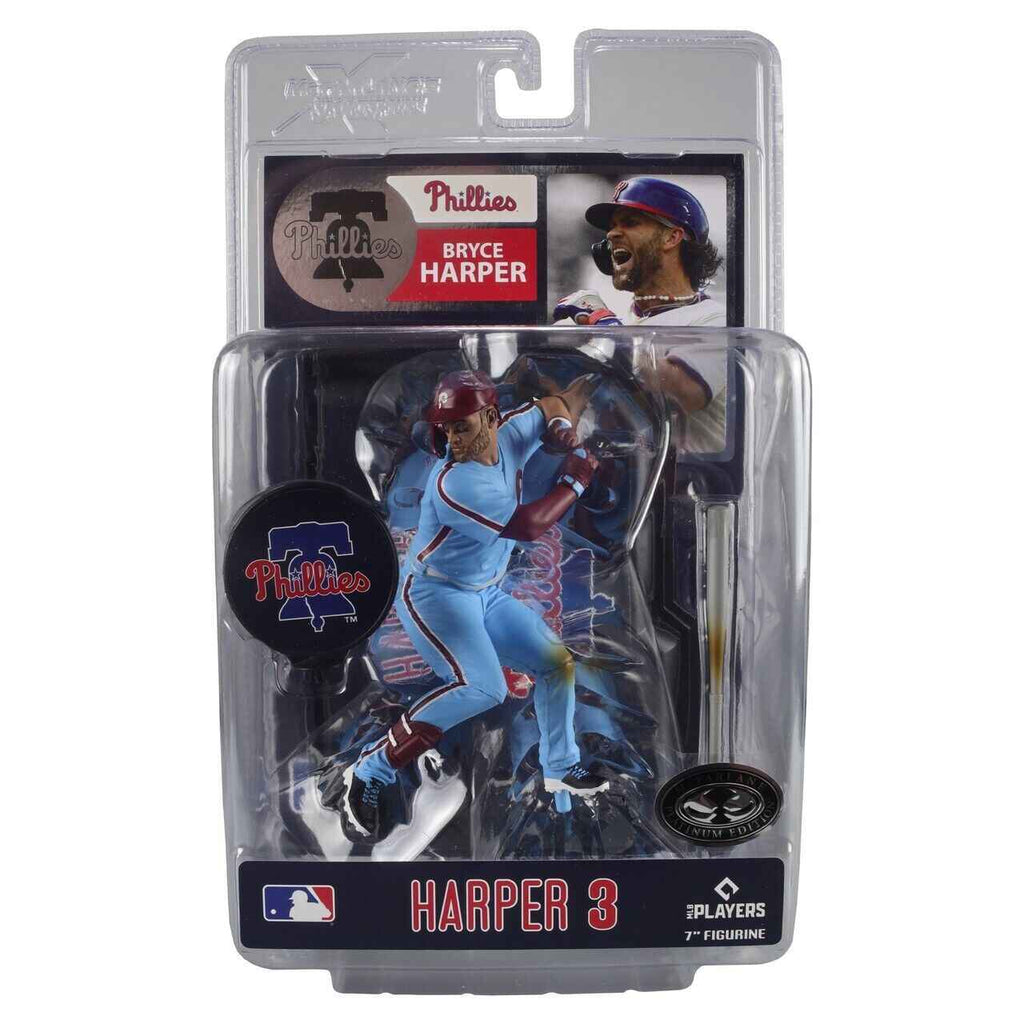 Mcfarlane Sportpicks MLB 7 Inch Figure - Bryce Harper Blue Chase Jersey (Philadelphia Phillies)