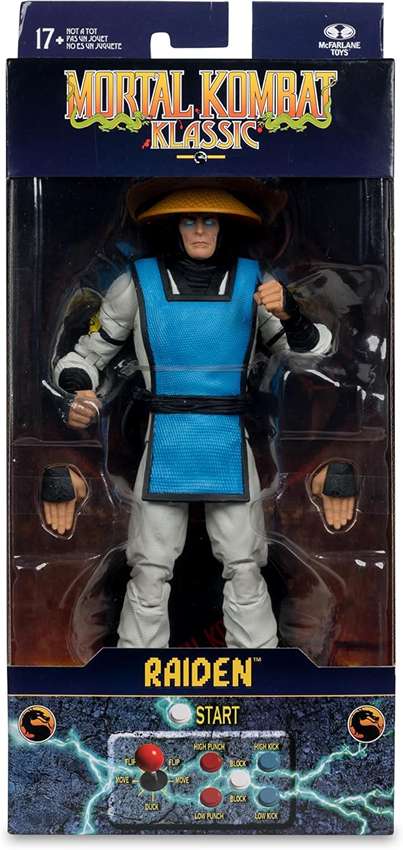 Mortal Kombat Klassic Wave 2 Raiden 7 Inch Action Figure