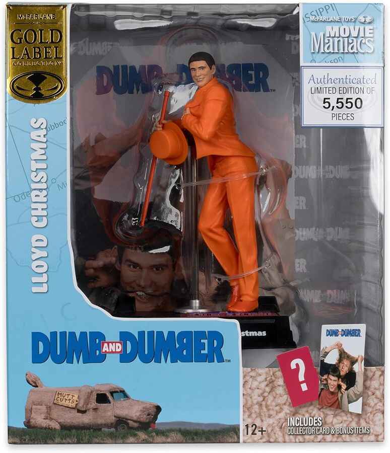 Movie Maniacs Dumb and Dumber - Lloyd Christmas (Gold Label) 6 Inch Posed Figure