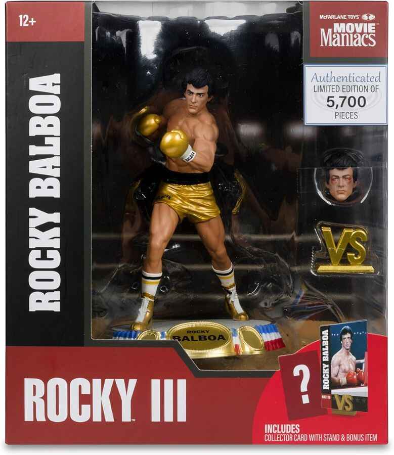 ROCKY3  ROCKY BALBOA〜ロッキー3 フィギュア Movie Maniacs Rocky Wave 2 - Rocky Balboa (Rocky 3) 6 Inch Posed