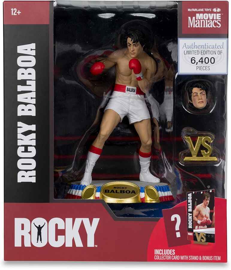 Movie Maniacs Rocky Wave 1 - Rocky Balboa (1976) 6 Inch Posed Figure