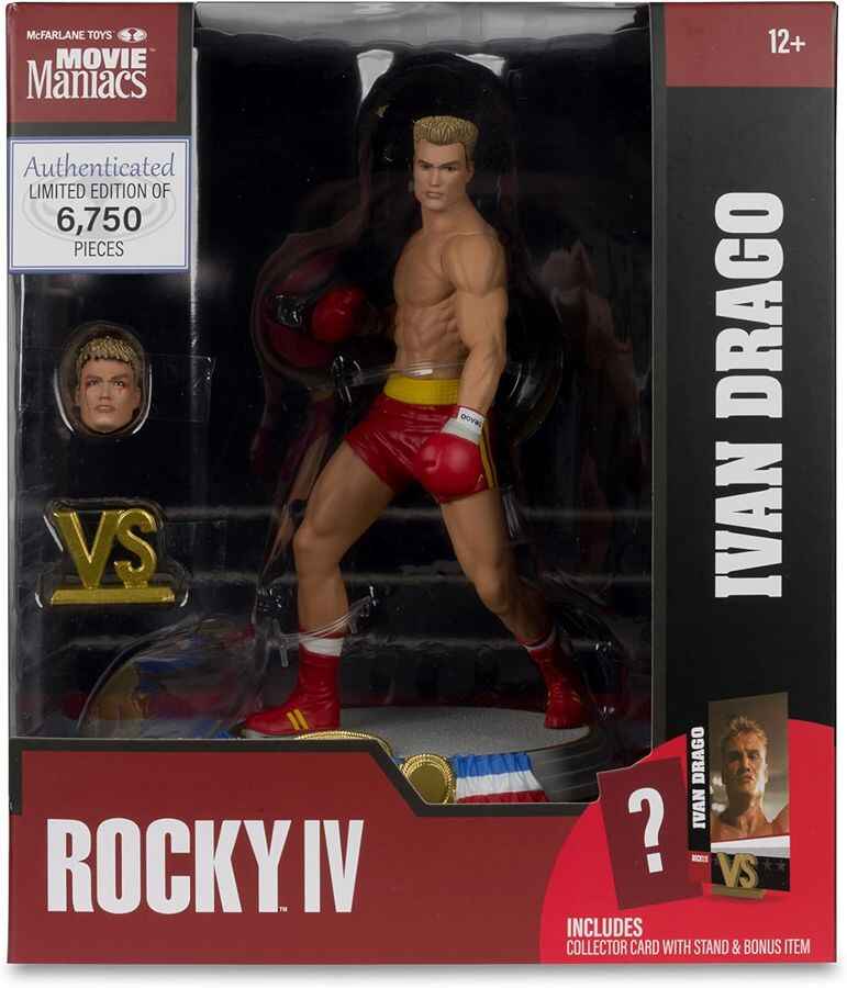 Movie Maniacs Rocky Wave 3 - Ivan Drago (Rocky IV) 6 Inch Posed Figure