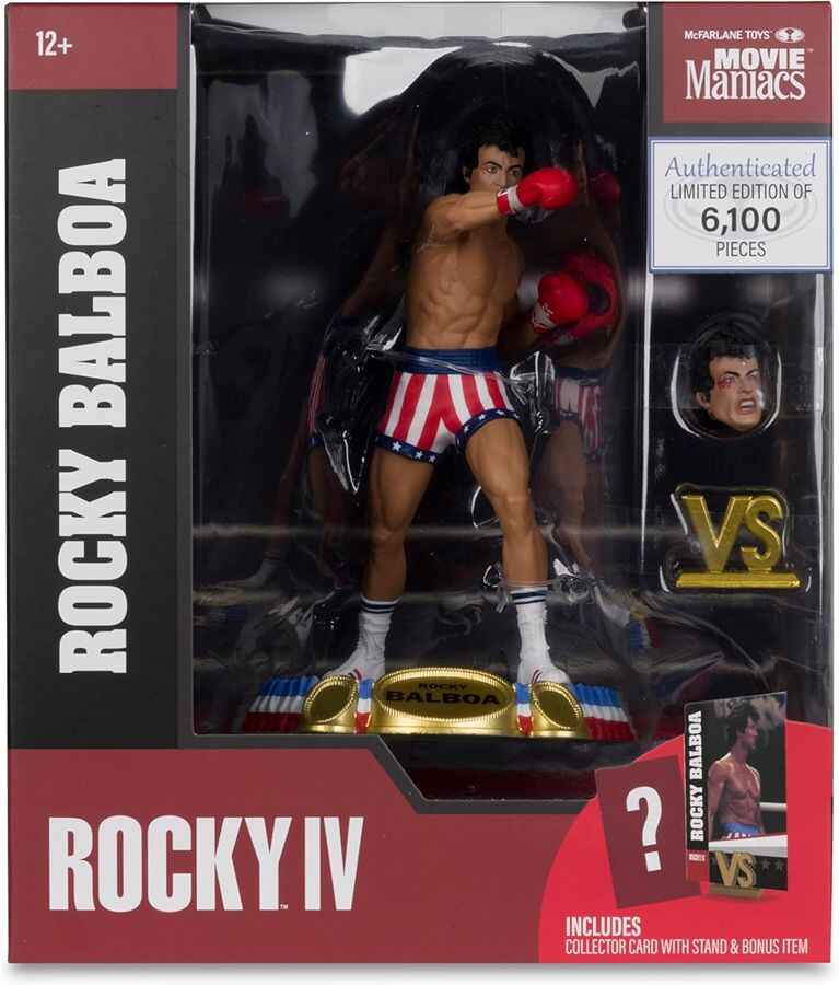 Movie Maniacs Rocky Wave 3 - Rocky Balboa (Rocky IV) 6 Inch Posed Figure