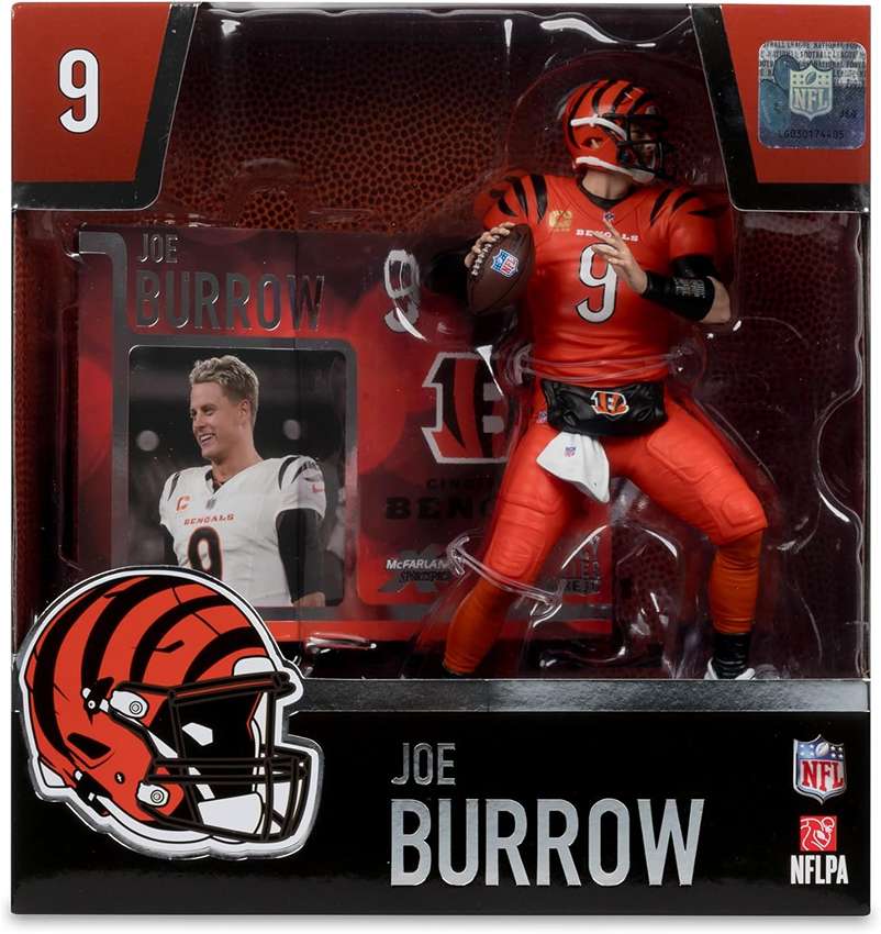 Mcfarlane Sportpicks NFL 7 Inch Posed Figure - Joe Burrow (Cincinnati Bengals)
