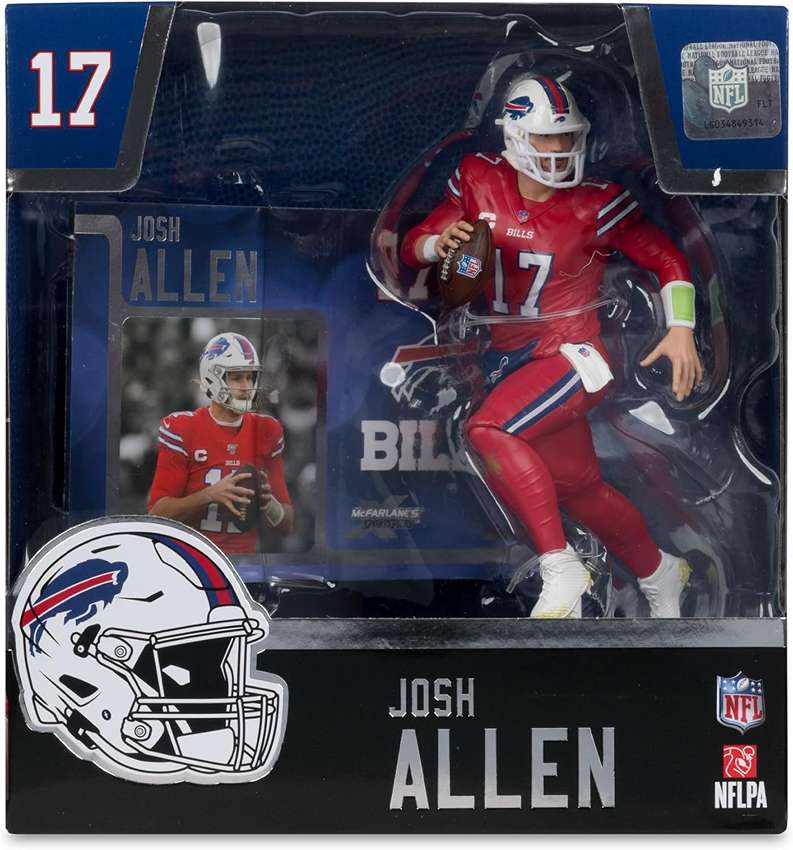 Mcfarlane Sportpicks NFL 7 Inch Posed Figure - Josh Allen (Buffalo Bills) (Color Rush Edition)