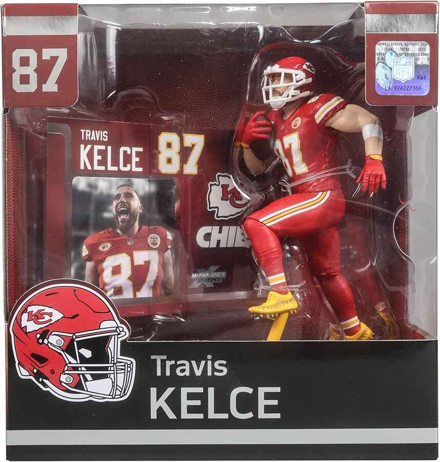 Mcfarlane Sportpicks NFL 7 Inch Posed Figure - Travis Kelce (Kansas City Chiefs)