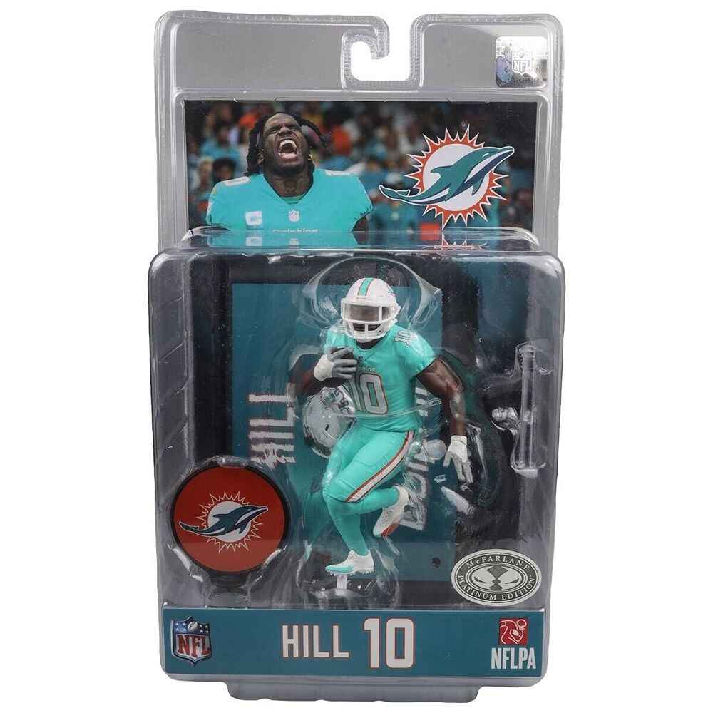 Mcfarlane Sportpicks NFL 7 Inch Posed Figure Series 1 - Tyreek Hill (Miami Dolphin) Platinum