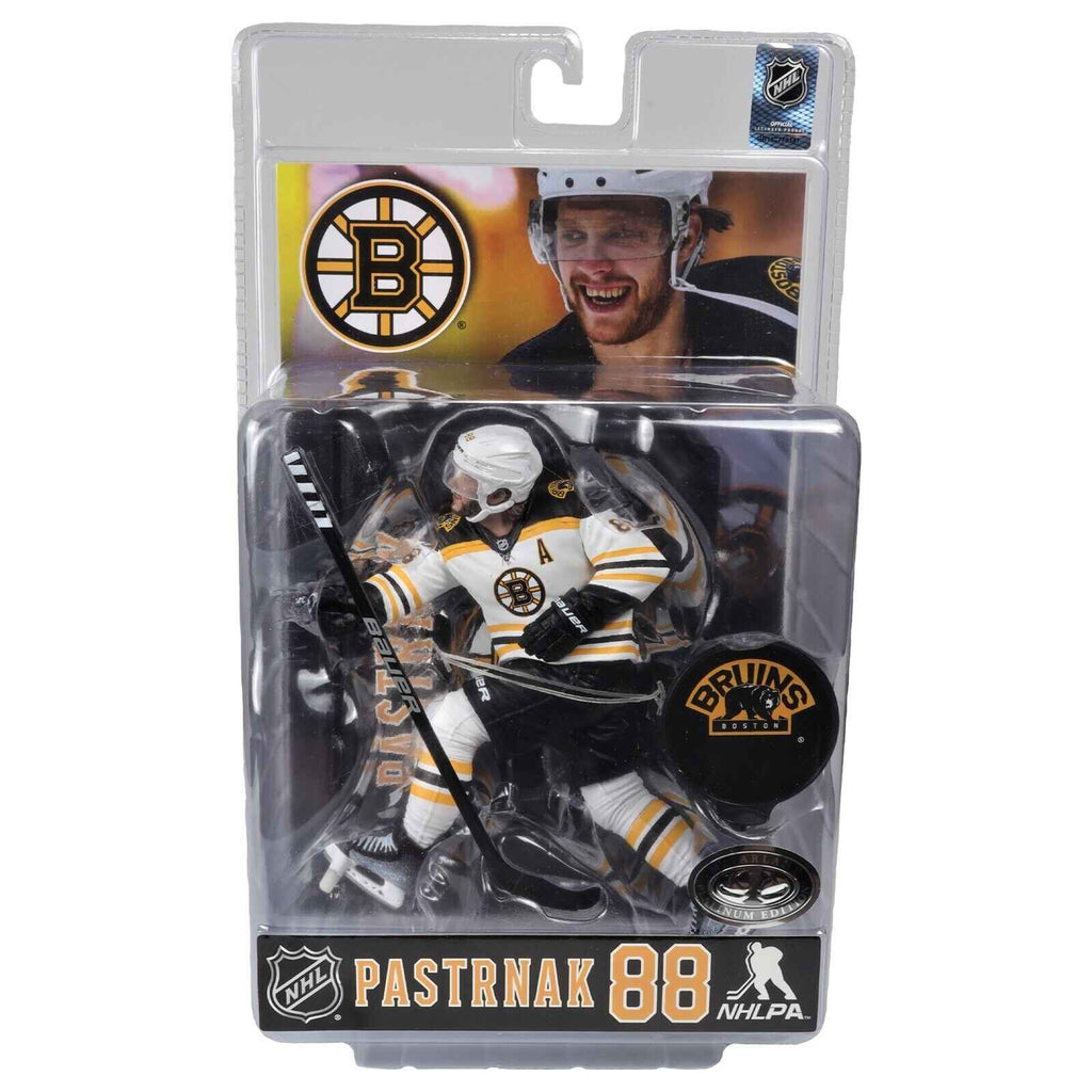 Mcfarlane Sportpicks NHL 7 Inch Posed Figure Series 1 - David Pastrnak (Boston Bruins) Platinum