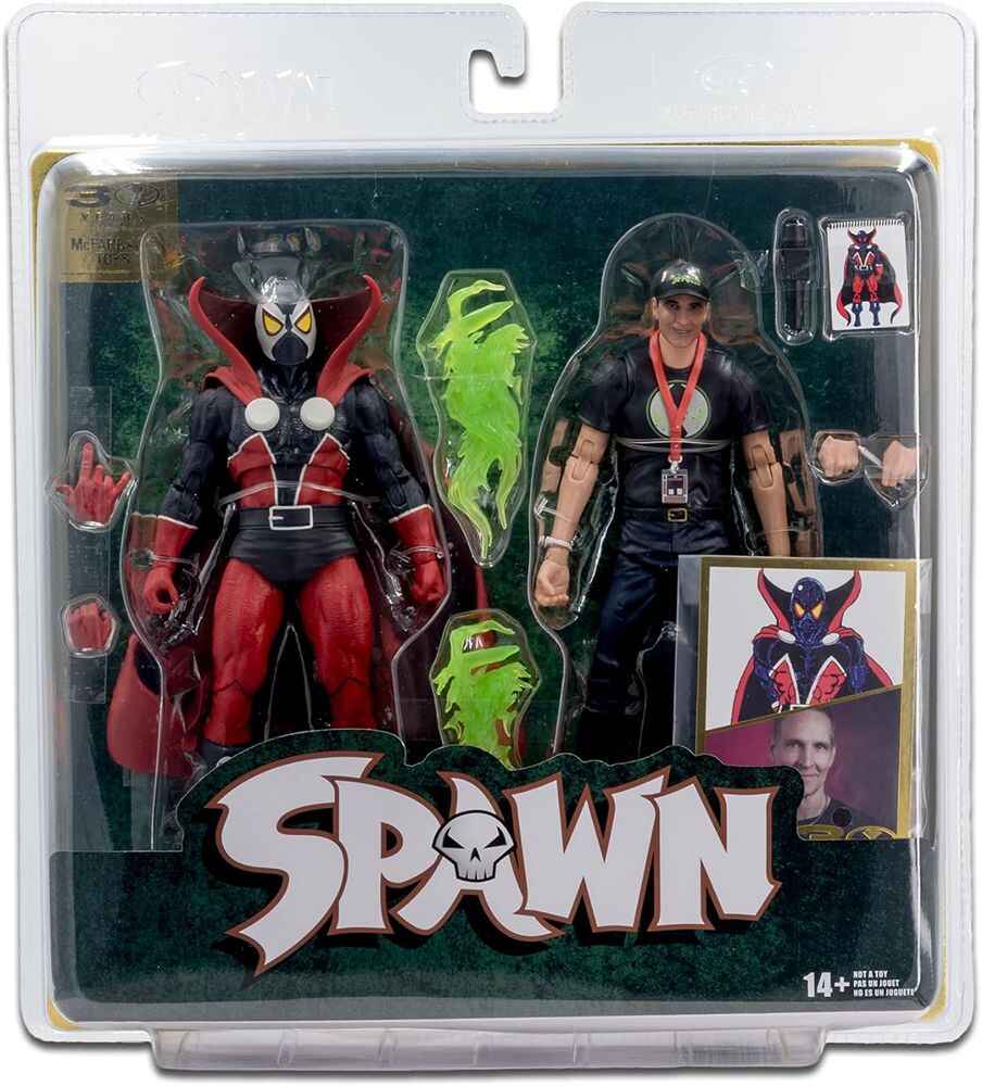 Spawn 30th Anniversary Spawn and Todd Mcfarlane 7 Inch