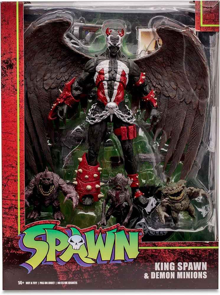 Spawn Comic Megafig King Spawn and Minions 7 Inch Scale