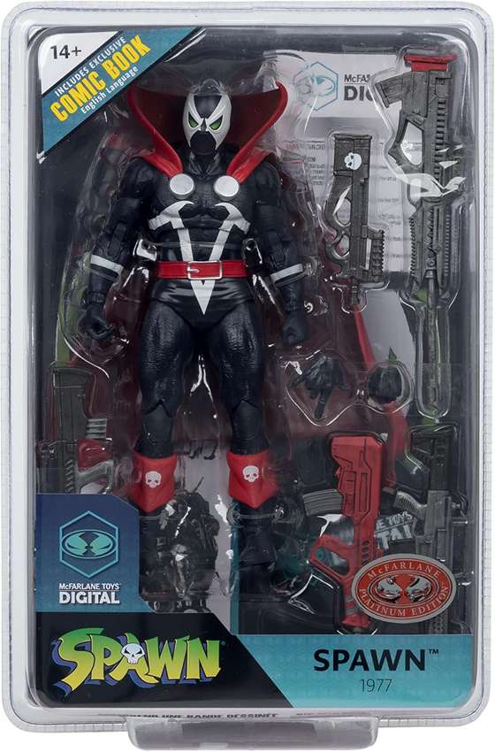 Spawn Digital Page Punchers Spawn 1977 Black and White (Variant