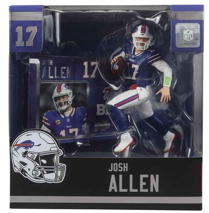 Mcfarlane Sportpicks NFL 7 Inch Posed Figure - Josh Allen (Buffalo Bills)