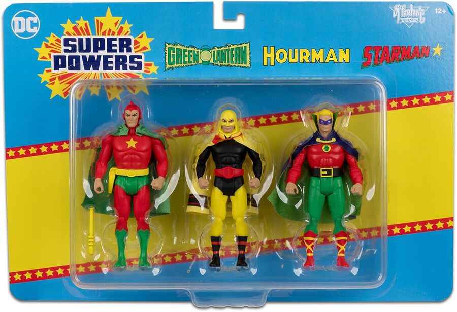 DC Collectibles Super Powers 3-Pack Green Lantern, Hourman & Starman (JSA) 5 Inch Action Figure