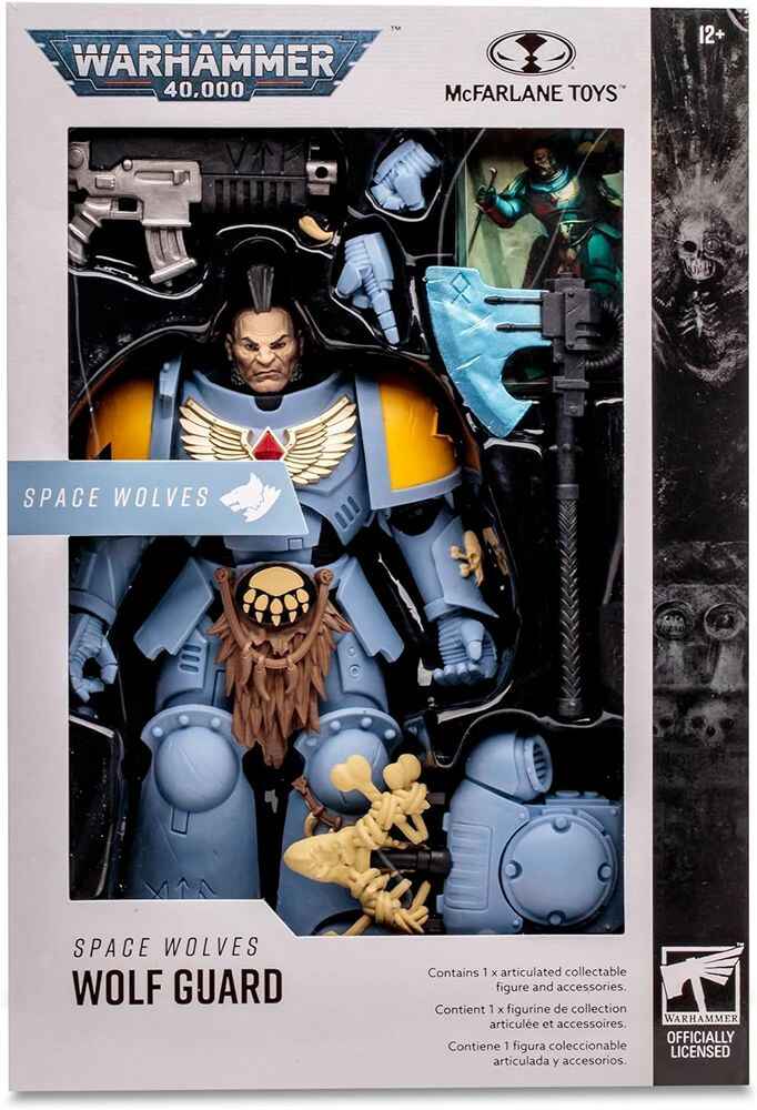 Warhammer 40,000 Wave 7 Space Wolves World Guard 7 Inch Action