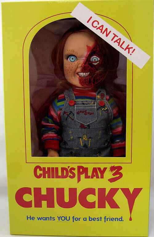 Child's Play 3 Chucky Pizza Face 15 Inch MDS Mega Scale Talking Doll