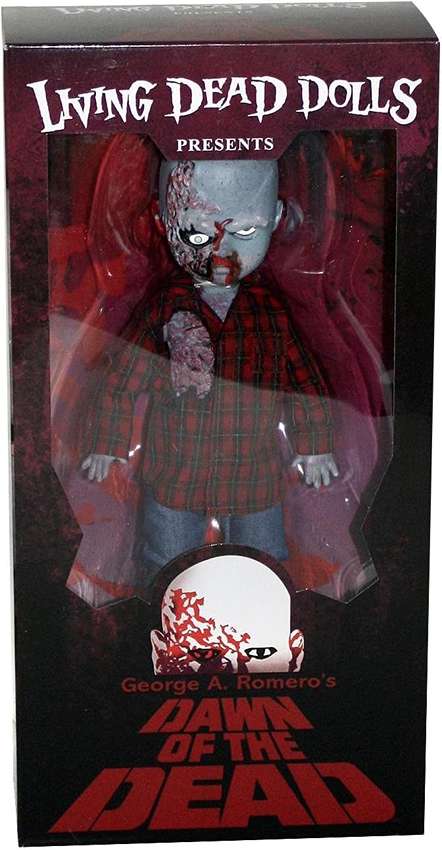 Living Dead Doll Presents Dawn of the Dead Plaid Shirt Zombie 10 Inch Doll