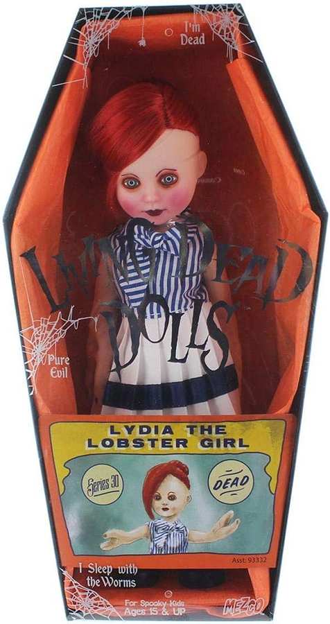 Living Dead Dolls Series 30 (Freakshow) - Lydia The Lobster Girl 10 Inch Doll