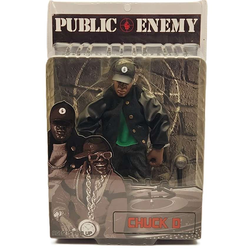 Public Enemy Chuck D Music Hip-Hop Rap 8 Inch Action Figure