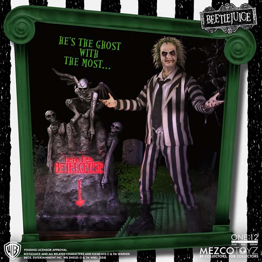 One-12 Collective Beetlejuice Deluxe 1/12 Scale 7 Inch Action Figure