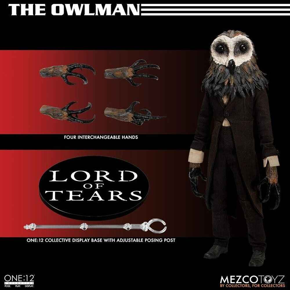 One-12 Collective Horror Lord of Tears The Owlman 6.5 Inch 1/12 Action Figure
