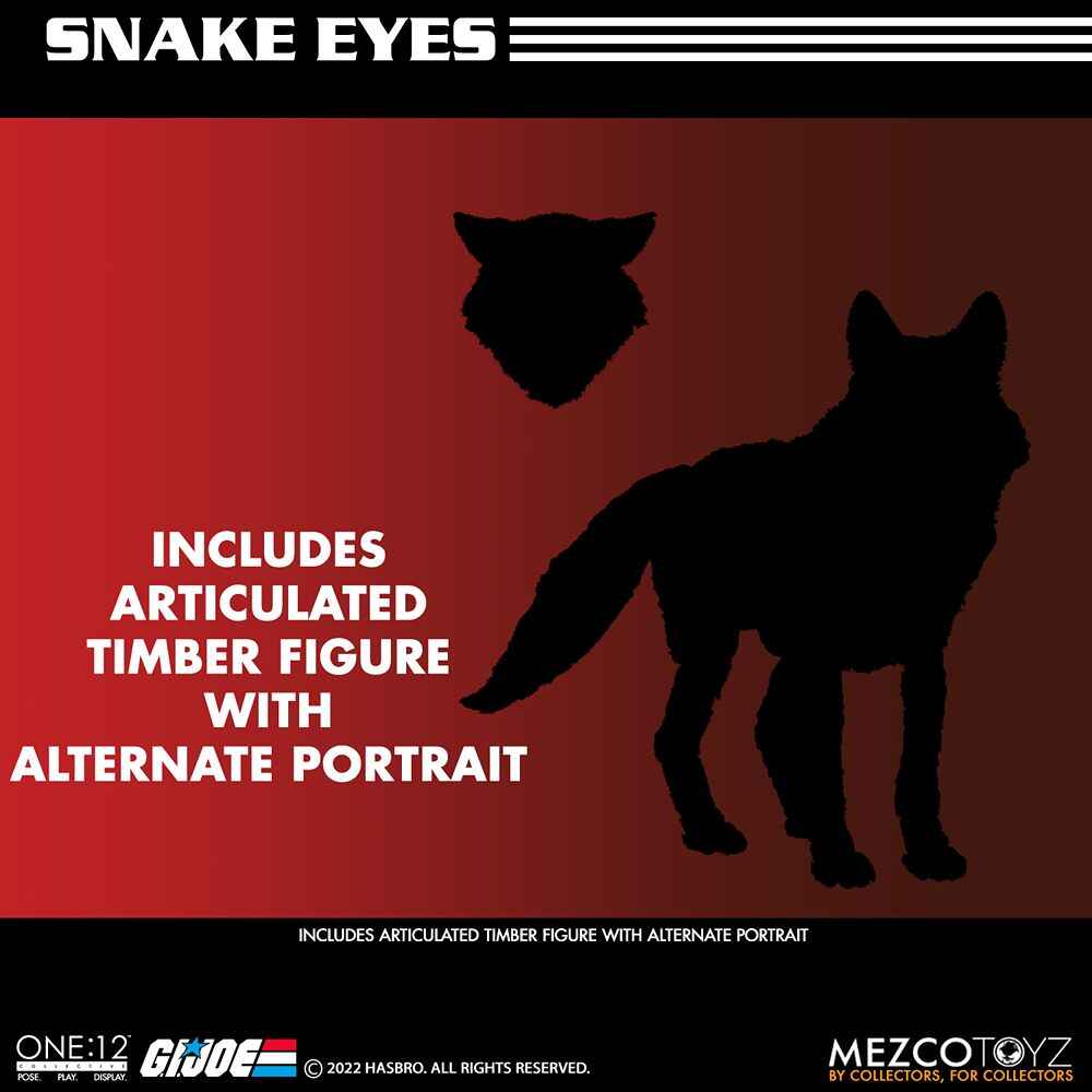 G.I.Joe One-12 Collective Snake Eyes 6 Inch 1/12 Action Figure