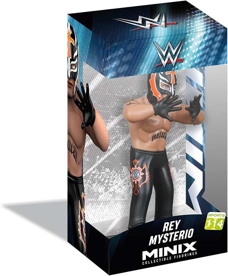 Minix Sports WWE Wrestling Rey Mysterio 4.75 Inch Collectible Vinyl Figure #114