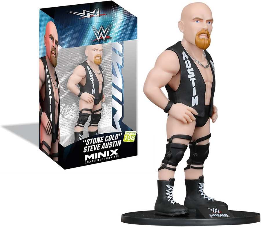 Minix Sports WWE Wrestling Stone Cold Steve Austin 4.75 Inch Collectible Vinyl Figure #108