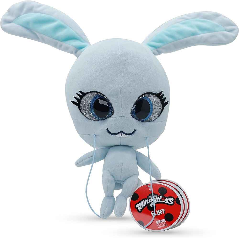 Miraculous Ladybug Kwami Mon Ami Fluff 9 Inch Rabbit Plush Super Soft Stuffed