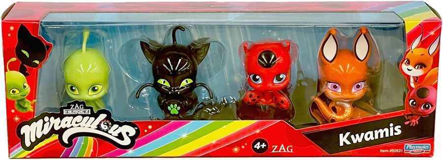 Miraculous Ladybug Kwami Mini Figures 4-Pack